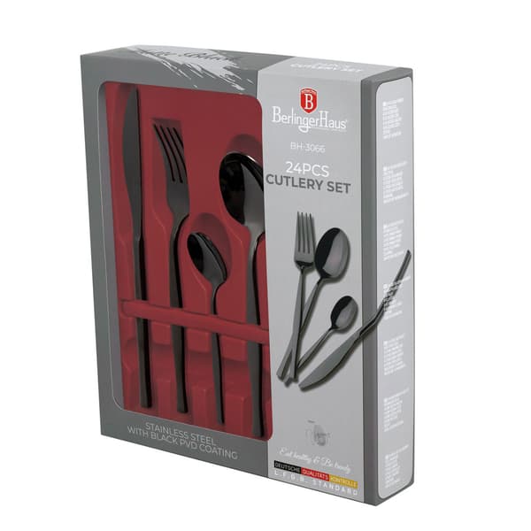 24-DELT BESTIK BERLINGER HAUS BH-3066 SHINY SORT