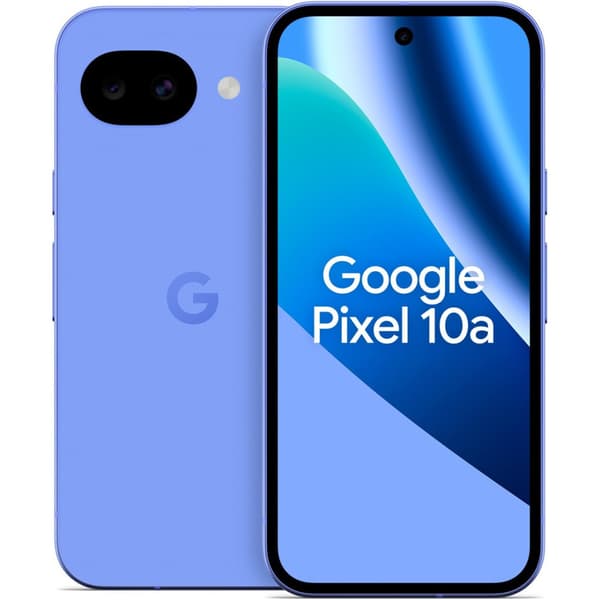 Google Pixel 10a 5G-smartphone, 8 GB RAM, 128 GB, lavendelfärgad