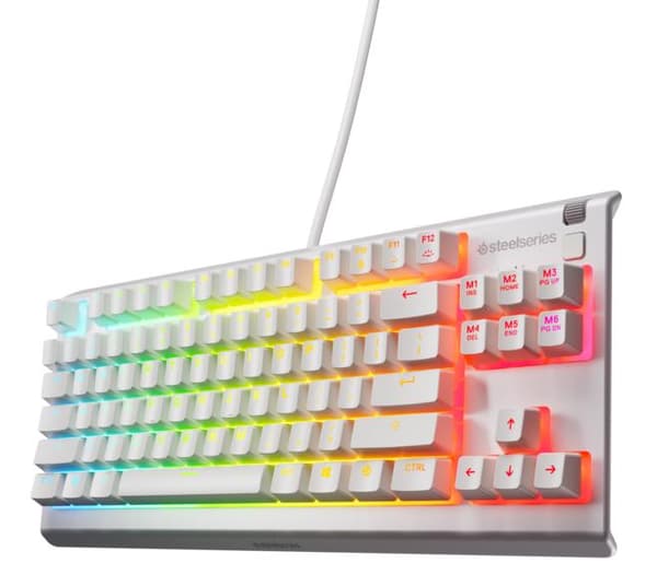 Klaviatur STEELSERIES Apex 3 TKL Vit