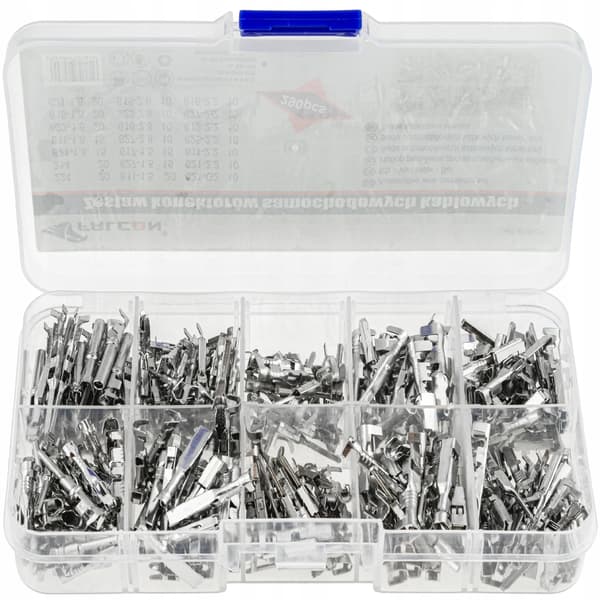 Sæt med bilkabelkontakter 290 elementer 1-2.8 mm