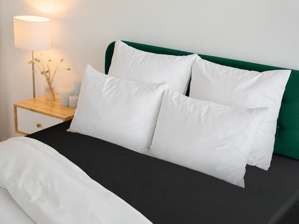 EUROFIRANY STYKKERLAGEN I BOMULD BASIC 160 X 200 X 30 CM SORT