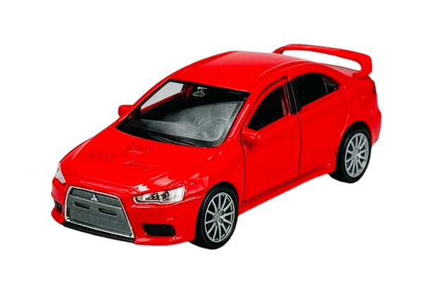 WELLY MITSUBISHI LANCER EVOLUTION X PUNAINEN 1:34 43655