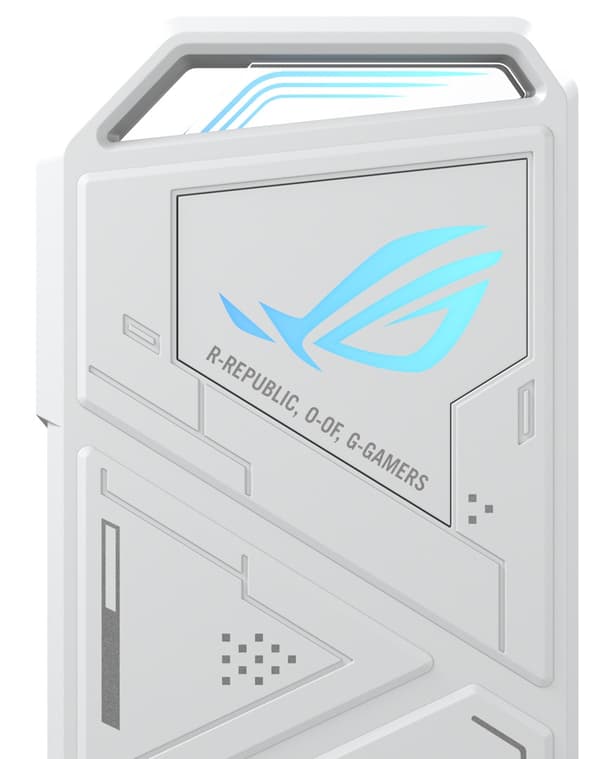 ASUS ROG STRIX ARION Valkoinen kiintolevykotelo