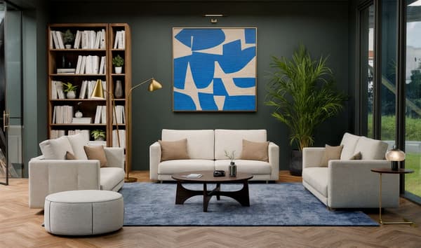 LINA 3-SITS SOFFA MED SOFUNKTION BEIGE FÖR VARDAGSRUM FÖR VARDAGSRUM