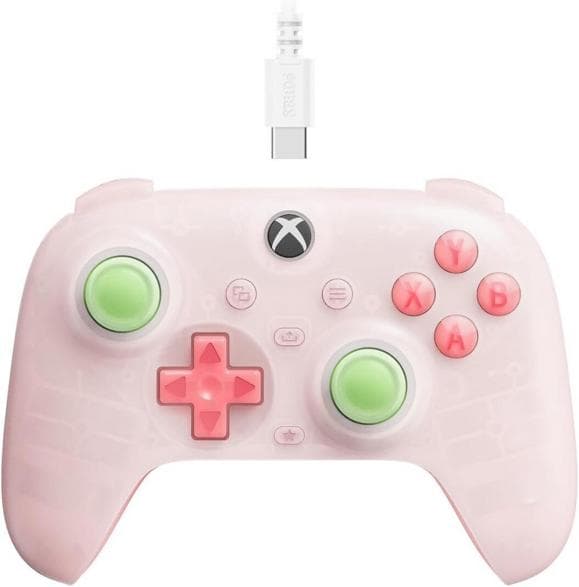 8BitDo Ultimate Mini trådløs controller til Xbox rosa