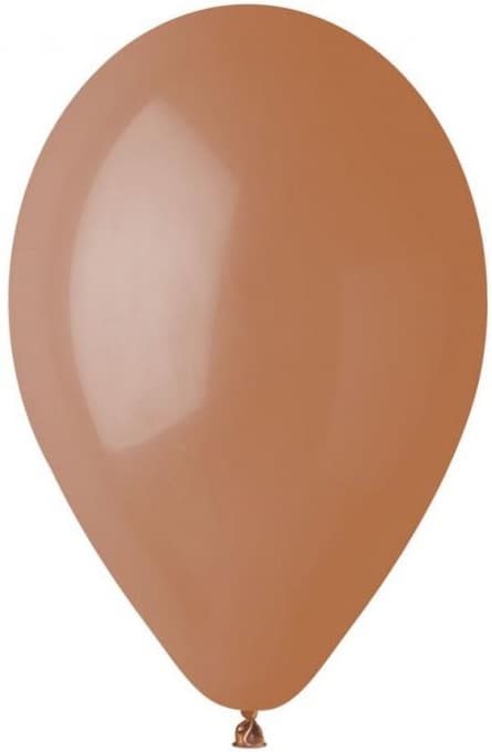 G120 pastelballoner 13 - kaffe 76/25 stk.