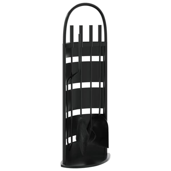 vidaXL 5-delat tillbehörsset för eldstäder 23x15x66 cm stål