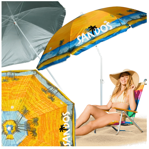 Haveparasol - strandmønster