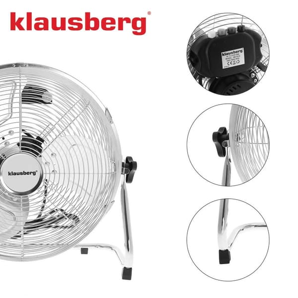 VENTILATOR GULVCIRKULATIONSPUMP 60W KLAUSBERG KB-7516