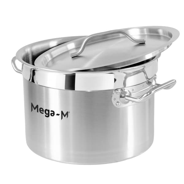 Mega-M PRO gastronomisk gryde medium med låg 14l Ø30cm x h20cm