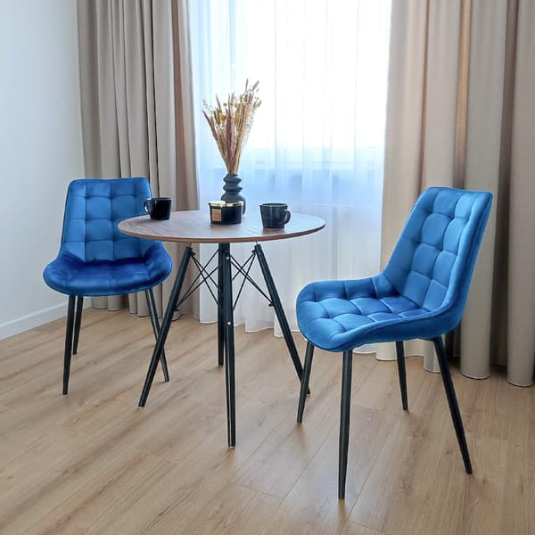NORMAN Velvet marineblå fløjlsstol