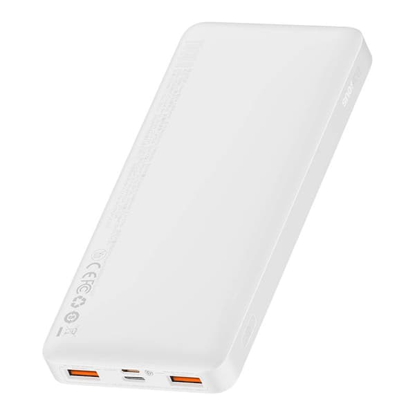 Baseus Bipow Powerbank 10000mAh, 2xUSB, USB-C, 20W (vit)
