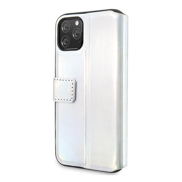 Guess GUFLBKN58BLD iPhone 11 Silver/silver bok Skimrande