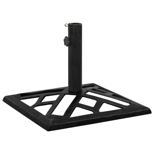 vidaXL paraplyfoplade sort 44x44x31 cm støbejern