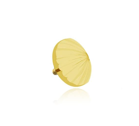 Titanskalmutter - Guld - TNA-078 1,2 mm