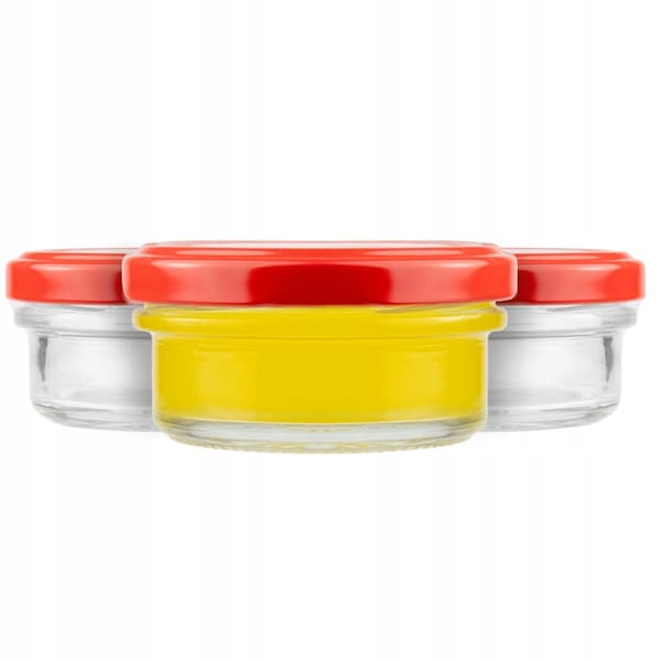 BURK 65ML + LOCK FÖR HONUNG SYLTGRÄDDE BRÖLLOPSPRESENTBURKAR