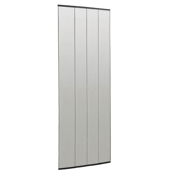 vidaXL myggenet til døre med net sort 100x220 cm polyester