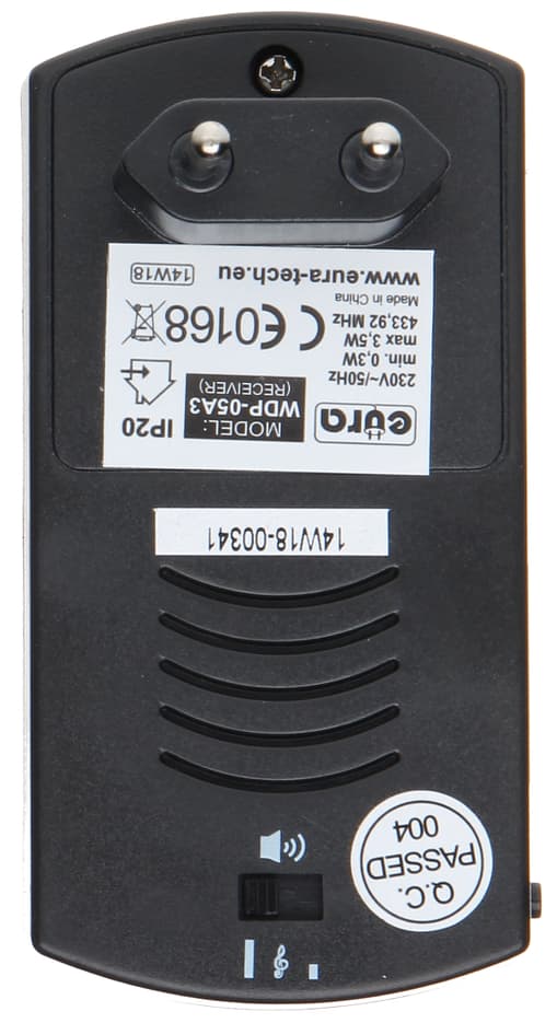 WDP-05A3 AC 230V EURA Langaton ovikello