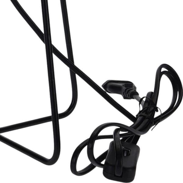 Metallia pöytävalaisin musta 21 cm
