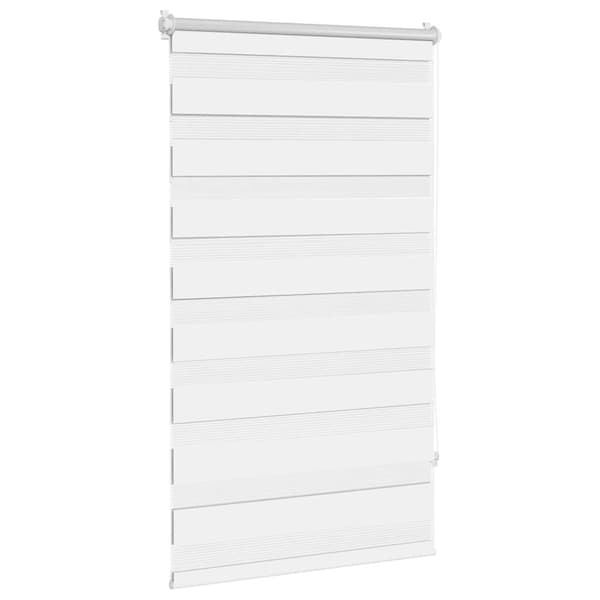 Randig rullgardin (70 x 120 cm), vit