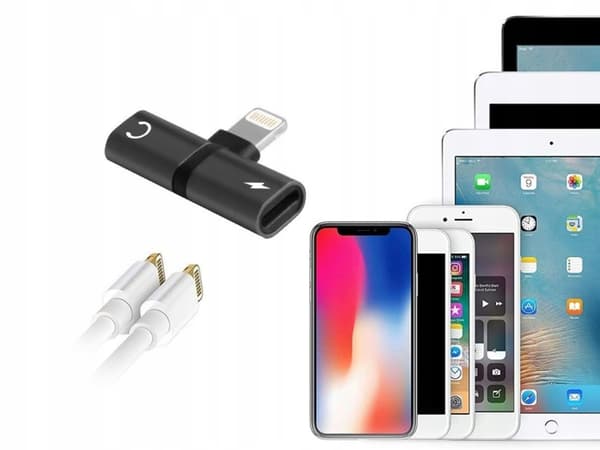 Adapter 2 i 1 för iPhone 2000