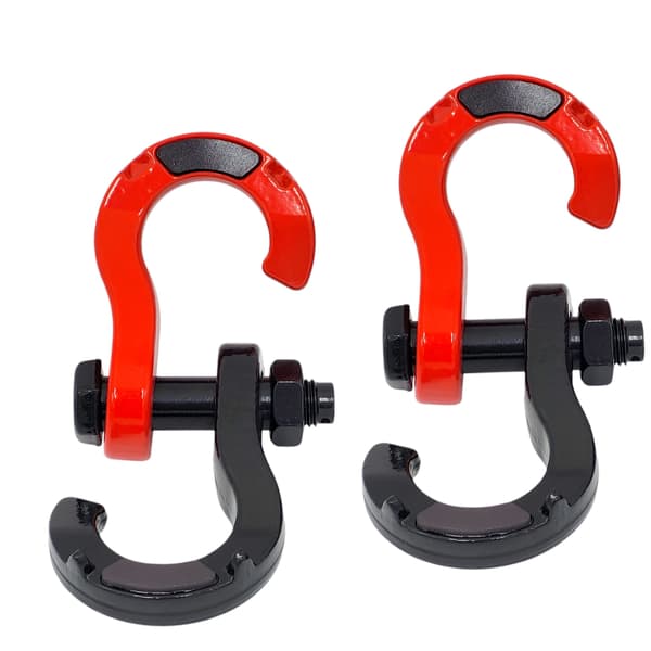 2 x Stål shackle åben 3/4 - 8T - sæt