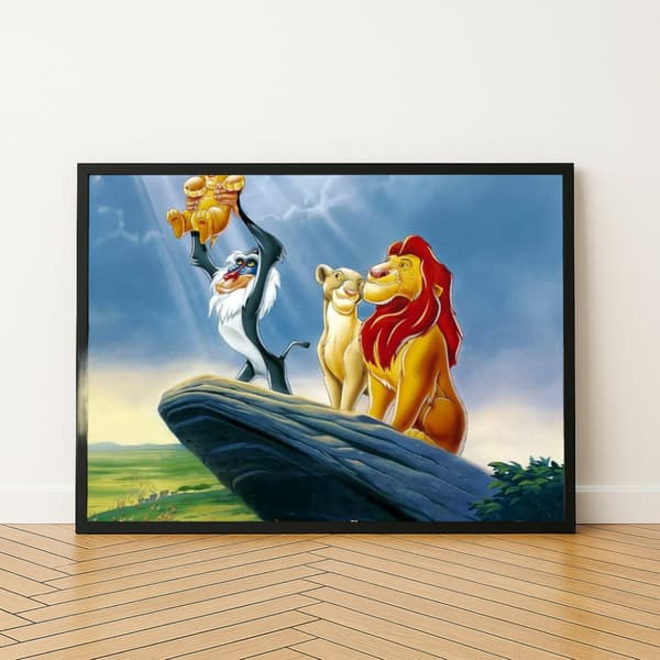 MÅLA MED SIFFROR Disneys Lejonkungen målarbild 50x40 cm