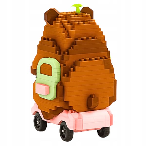 Capybara Construction Blocks Capybara Scooter Motor Sæt med blokke Figur