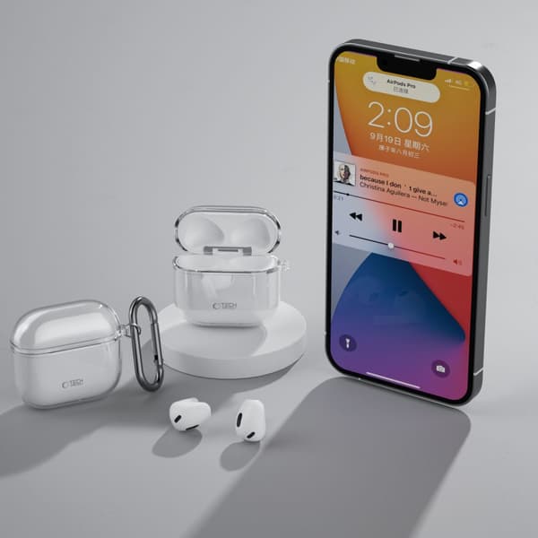 TECH-PROTECT FLEXAIR APPLE AIRPODS 4 KLAR