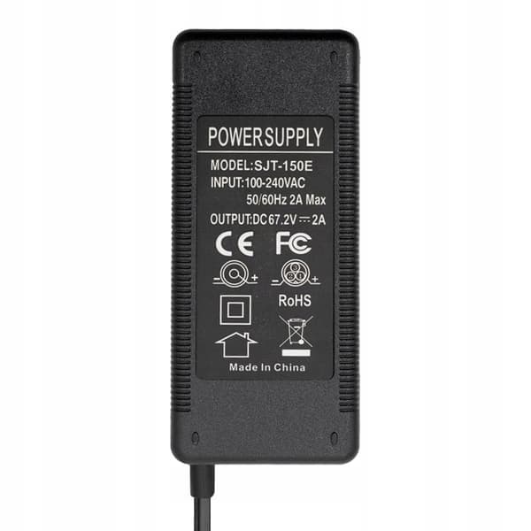60V (67,2V) oplader til elektriske løbehjul 2A GX16
