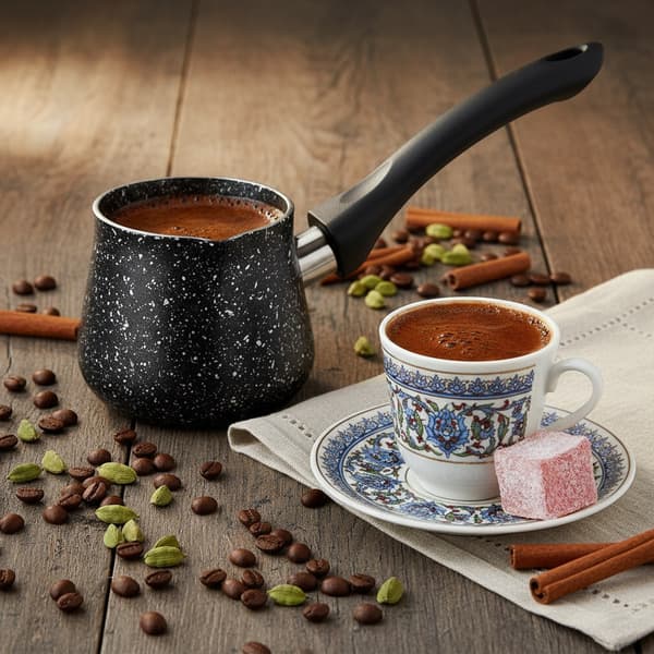 Granit kaffekande GRANDE 500 ml