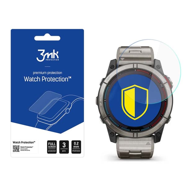 Garmin Quatix 7X - 3mk Kellonsuoja FlexibleGlass