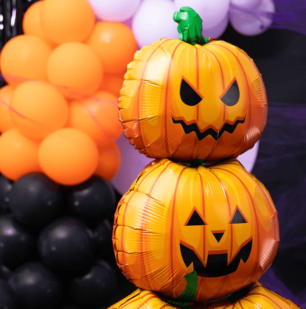 Halloween kurpitsa seisova folioilmapallo 60x107cm
