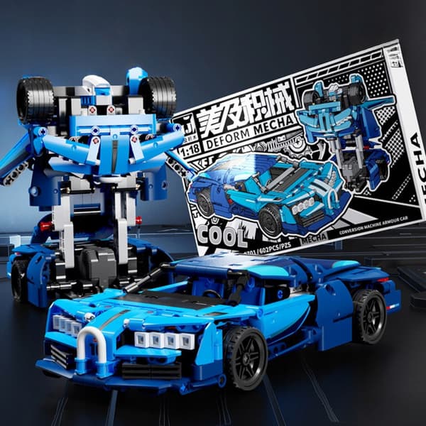 Rakennuspalikat Auto Robotti 2-in-1