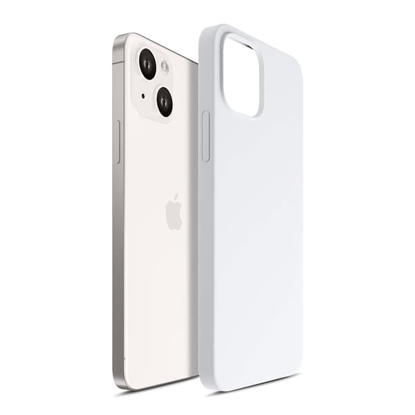 Apple iPhone 14 Plus - 3mk Hardy Silicone MagCase Valkoinen