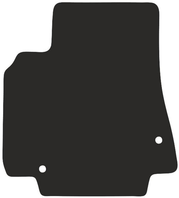 polyamid förarmatta för: Citroen Berlingo II kombivan, multispace, 5-sitsig 2008-2018 gummierad förarmatta