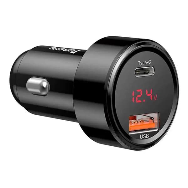 Baseus Magic USB + USB-C QC 4.0 PD 45W Billaddare (Svart)