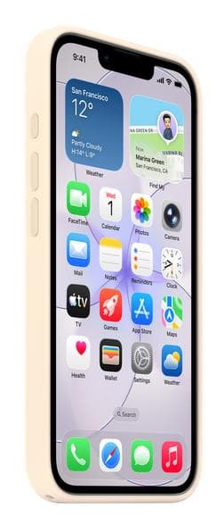 APPLE Silikone-etui med MagSafe til iPhone 17e Vanilla