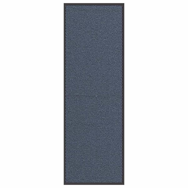 vidaXL dørmåtte blå 60x180 cm
