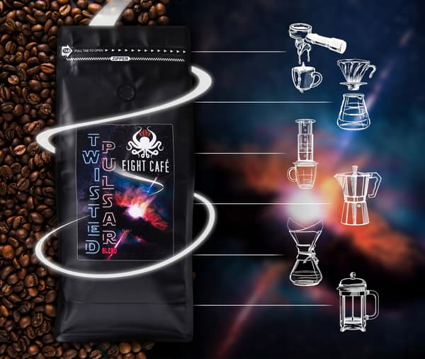 Twisted Pulsar Friskristet Malet Kaffe 500G