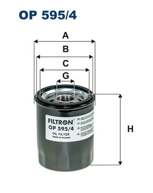 OLJEFILTER OP5954 FILTRON