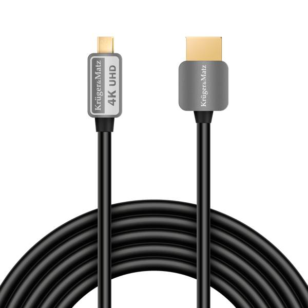 Kabel HDMI - micro HDMI 1,8m 4K Kruger&Matz