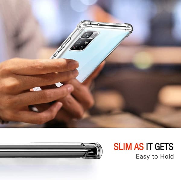 REDMI NOTE 11 MOBILSKAL TRANSPARENT + 2X GLAS