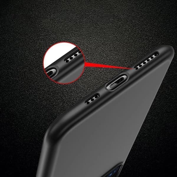 Blødt, fleksibelt gelcover til Honor 60, sort
