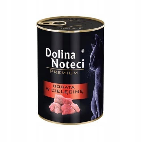 Dolina Noteci vådfoder til katte laks + kalv 24x400g