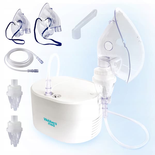 Webber pneumatisk kompressornebulisatorinhalator för barn och vuxna