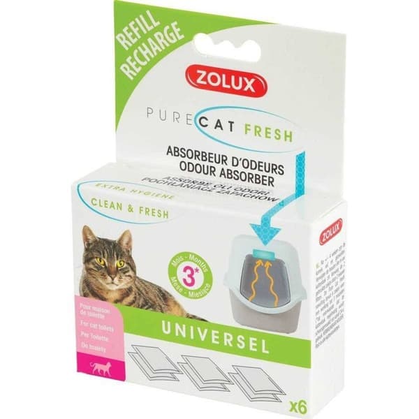 Zolux | Purecat Fresh | Lugtabsorber - lugtabsorberende refills