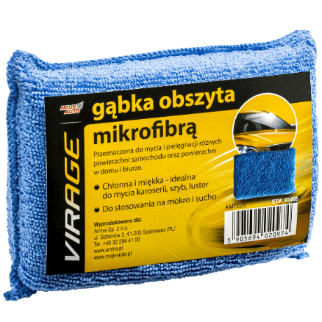 VIRAGE - Svamp täckt med mikrofiber