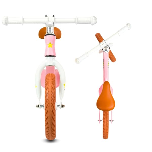 Løbecykel med 12" hjul, let stel, lyserød idé til et barn