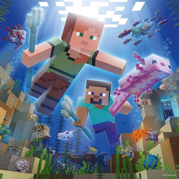 Ravensburger - Minecraft-pussel 3x49 bitar 05621